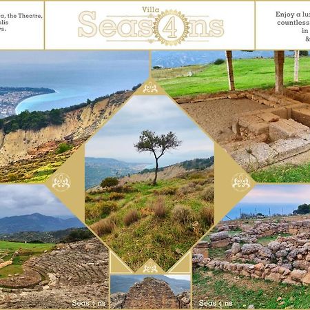 Four Seasons Relaxing Villa Akrata Bagian luar foto